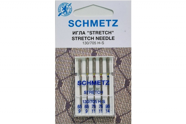 Иглы Schmetz стрейч combi (65x2, 75x2, 90x1), 5 шт в Гусиноозерске